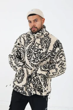Veste Bandana Polaire Beige