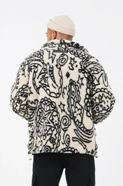 Veste Bandana Polaire Beige