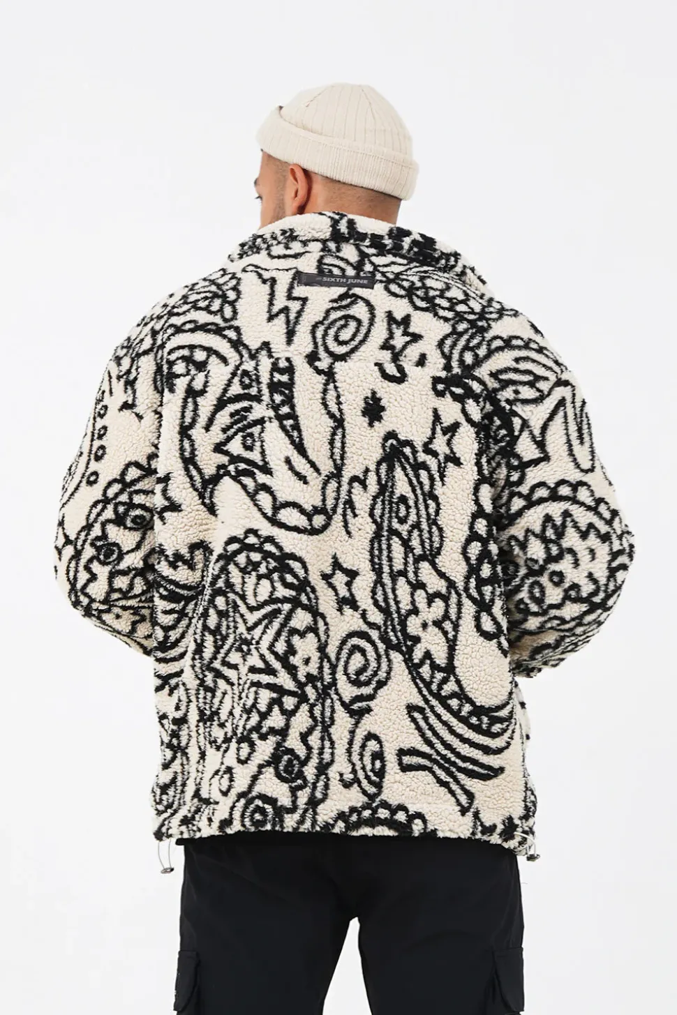Veste Bandana Polaire Beige