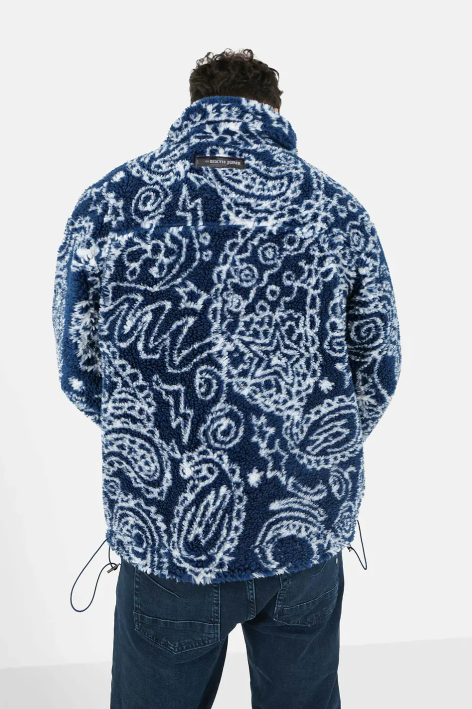 Veste Bandana Polaire Bleu