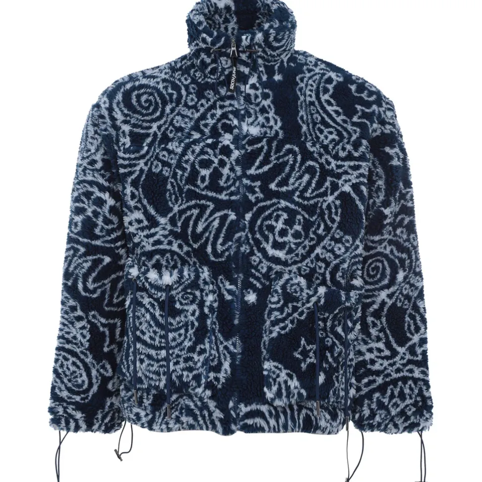 Veste Bandana Polaire Bleu