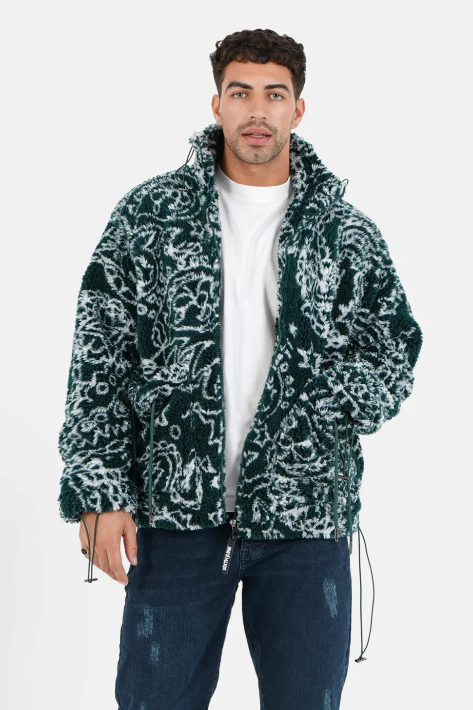 Veste Bandana Polaire Vert