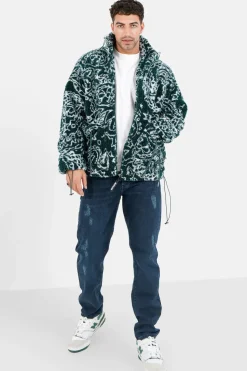 Veste Bandana Polaire Vert