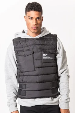 Veste Bangfire Matelassee Sans Manches Noir
