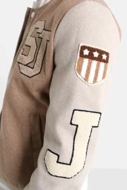 Veste Bicolore Brodee Beige