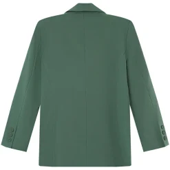 Veste Blazer Broderie Vert Kaki