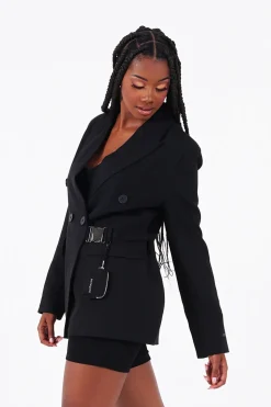 Veste Blazer Petit Sac Noir
