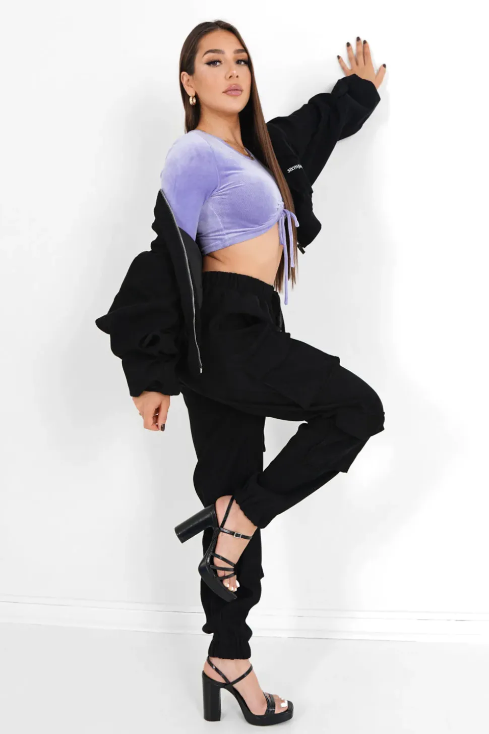 Veste Bomber Cotele Noir