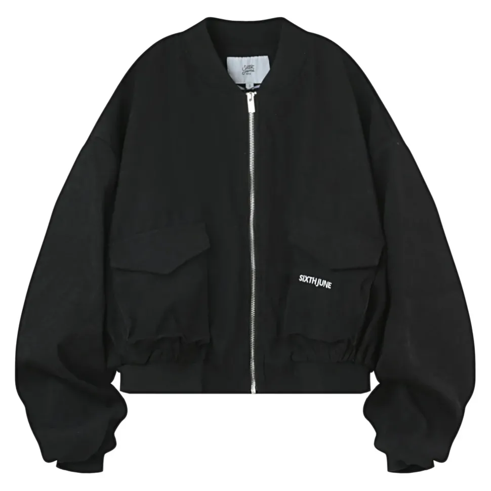 Veste Bomber Cotele Noir
