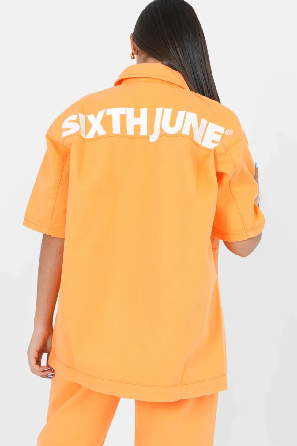 Veste Brode Oversize Orange