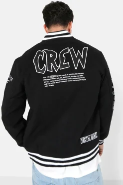 Veste Customisee Crew Noir