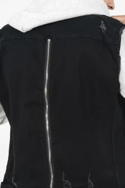 Veste Destroy Sans Manches Noir