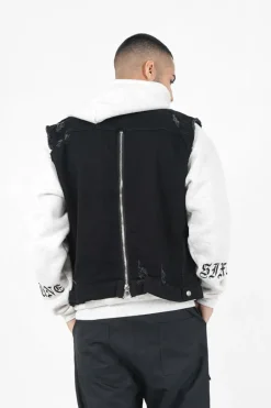 Veste Destroy Sans Manches Noir