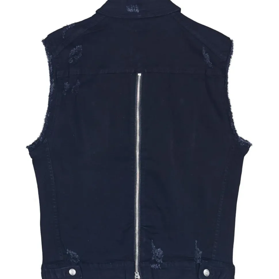 Veste Destroy Sans Manches Noir