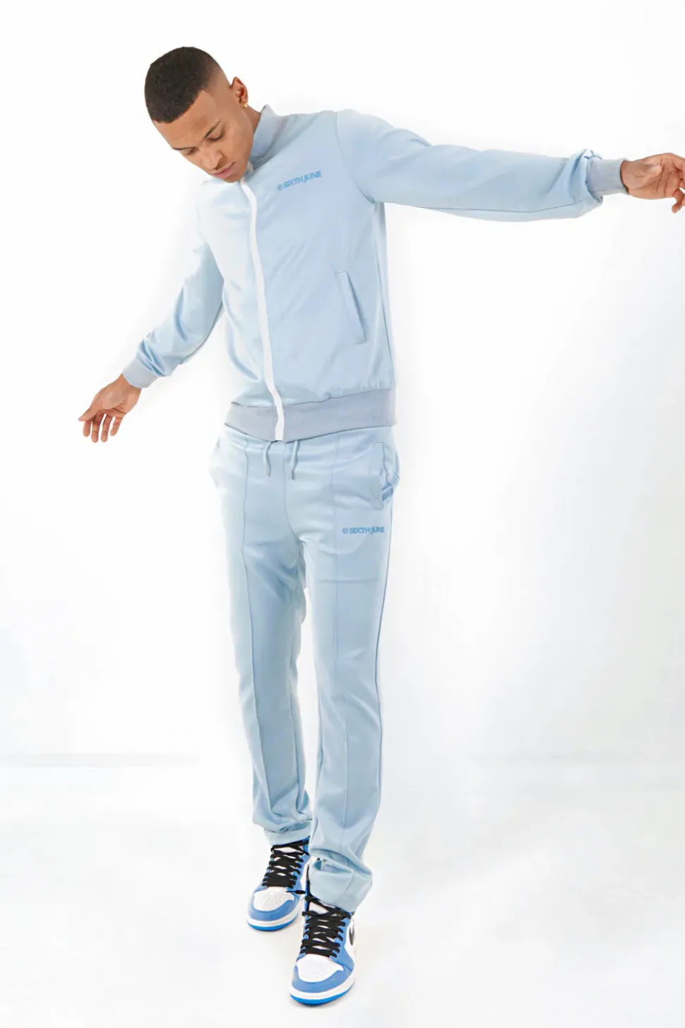 Veste Jogging Logo Bleu
