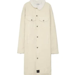 Veste Longue Jean Doublee Beige