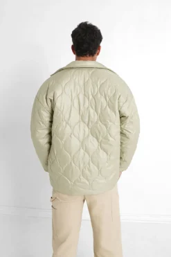 Veste Matelassee Vague Vert Kaki