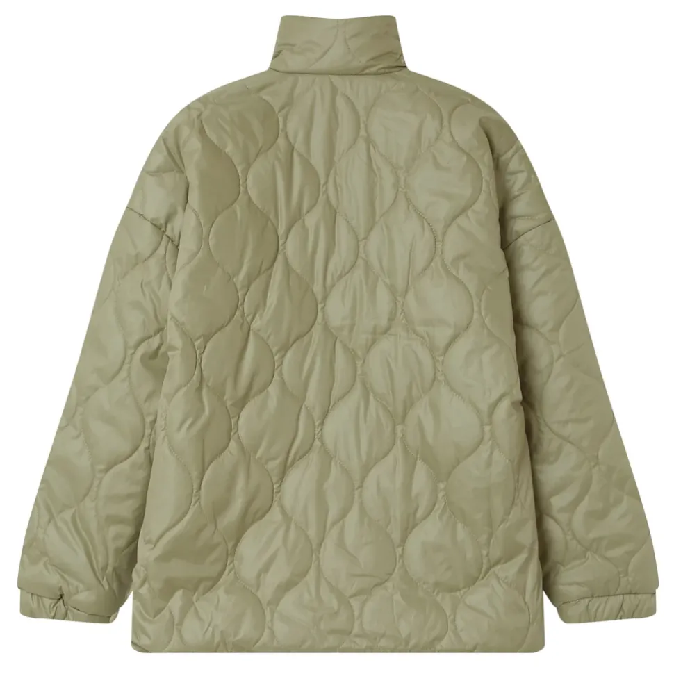 Veste Matelassee Vague Vert Kaki