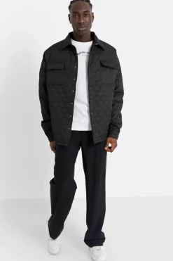 Veste Matelassee Wavy Noir