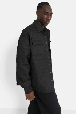 Veste Matelassee Wavy Noir