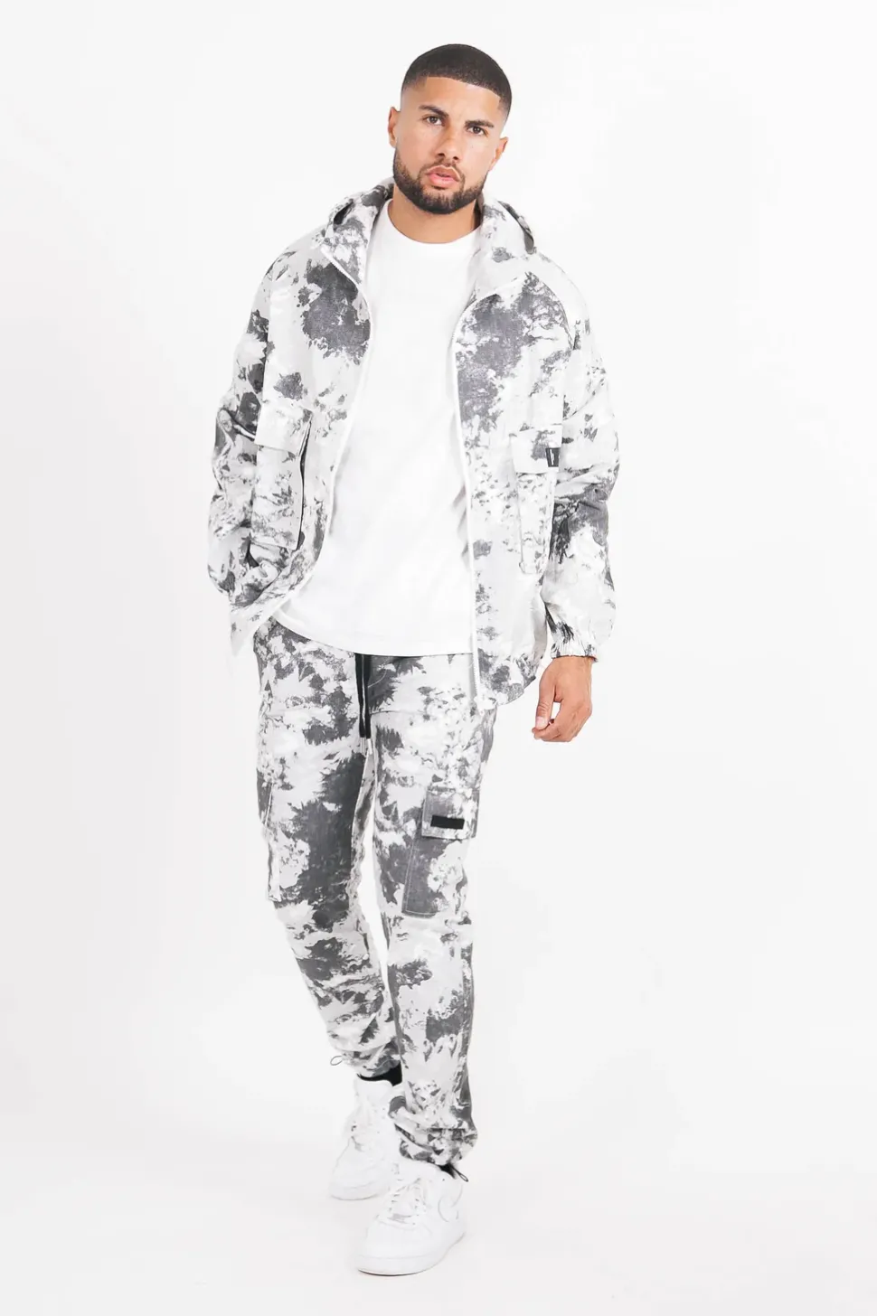 Veste Montagne Cargo Gris