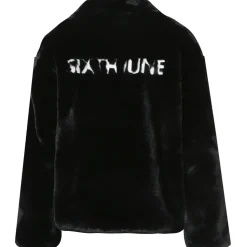 Veste Oversize Fourrure Noir