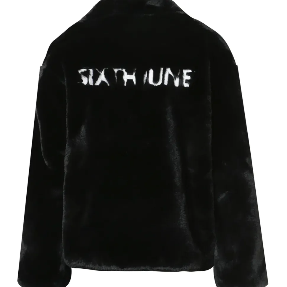 Veste Oversize Fourrure Noir