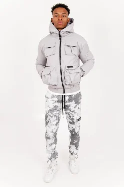 Veste Poches Tactiques Gris