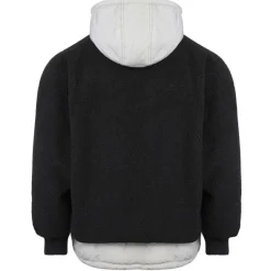 Veste Polaire Bi Matiere Noir