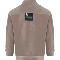 Veste Polaire Oversize Beige Fonce
