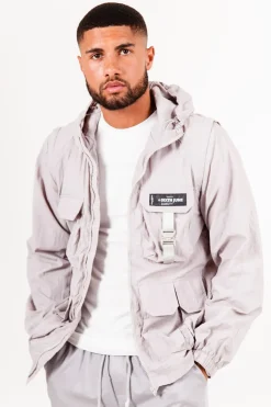 Veste Tactique Multipoche Gris Taupe