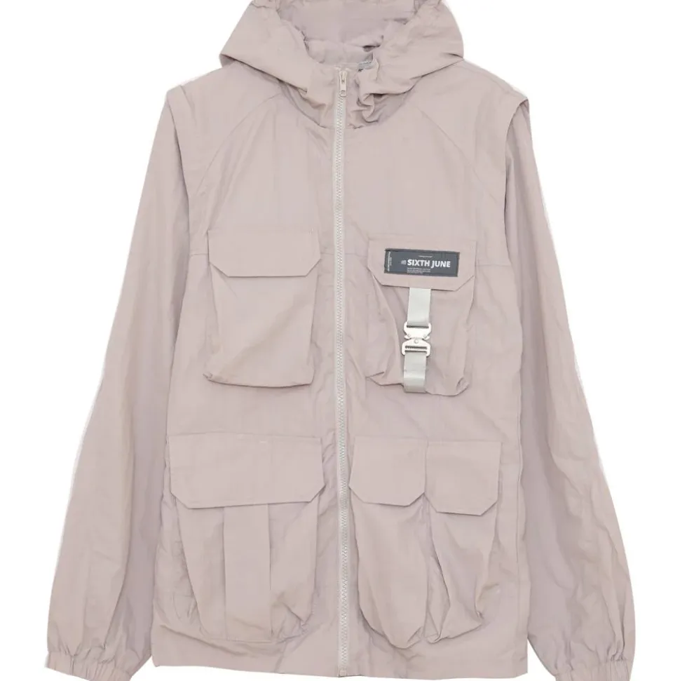 Veste Tactique Multipoche Gris Taupe