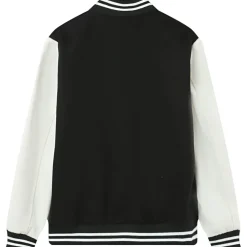 Veste Teddy Universitaire Noir