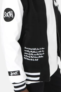 Veste Tete De Mort Universitaire Noir