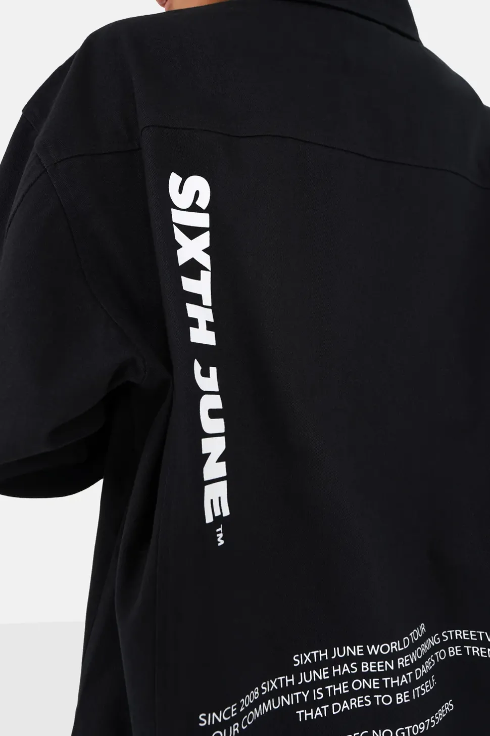 Veste Travail Oversize Noir