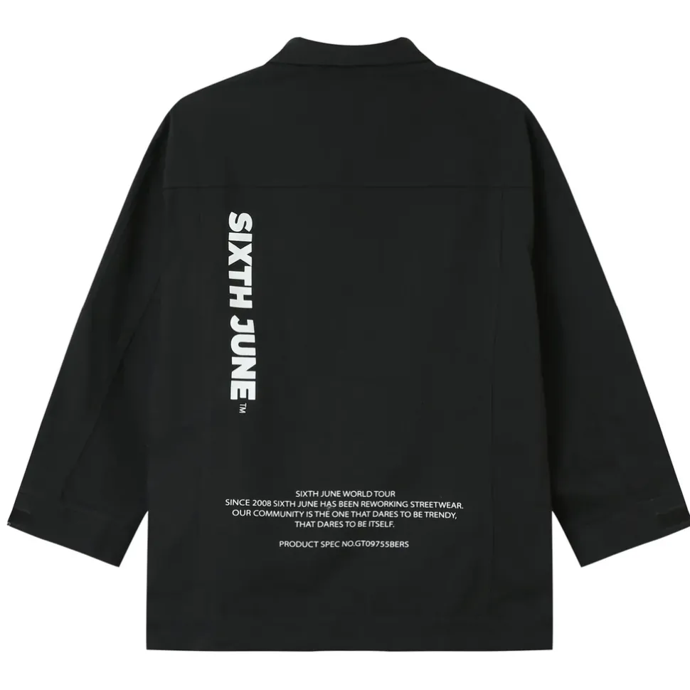 Veste Travail Oversize Noir