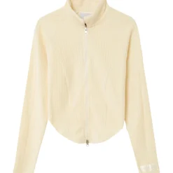 Veste Velours Corset Beige Clair